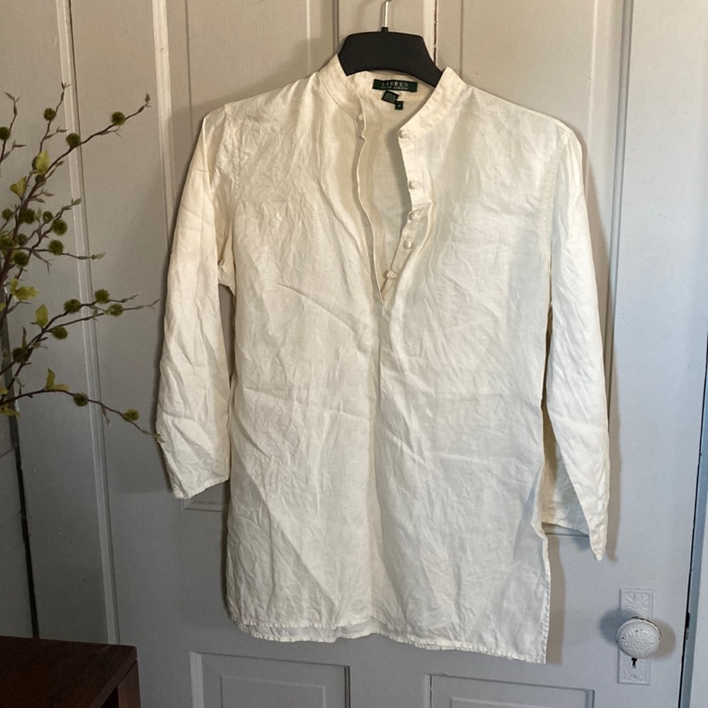 Lauren Linen Top size M
